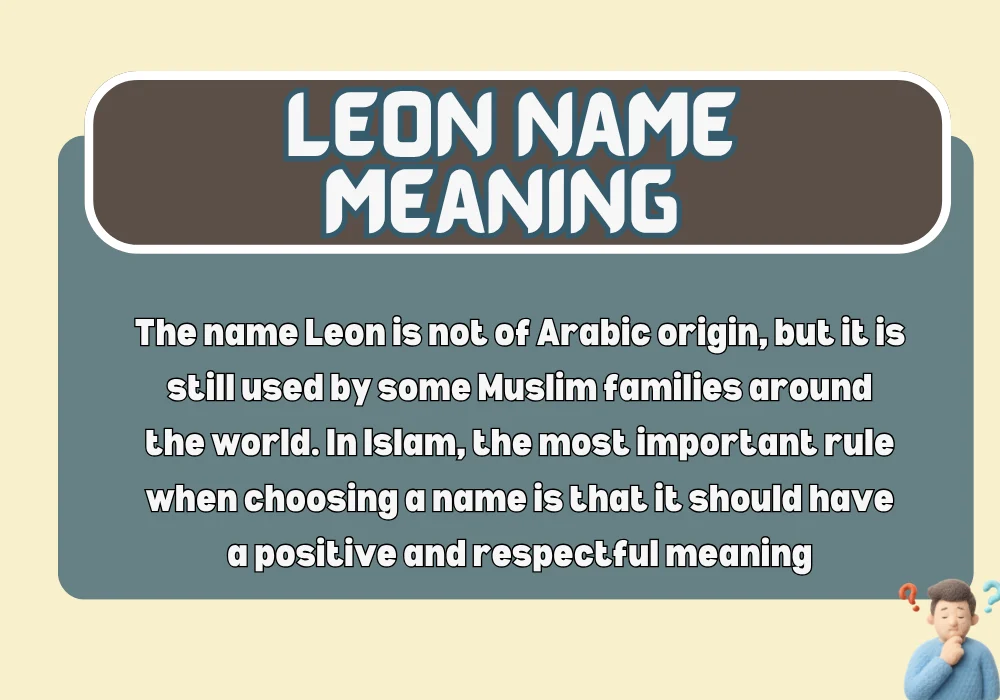 Leon name meaning in Islam
