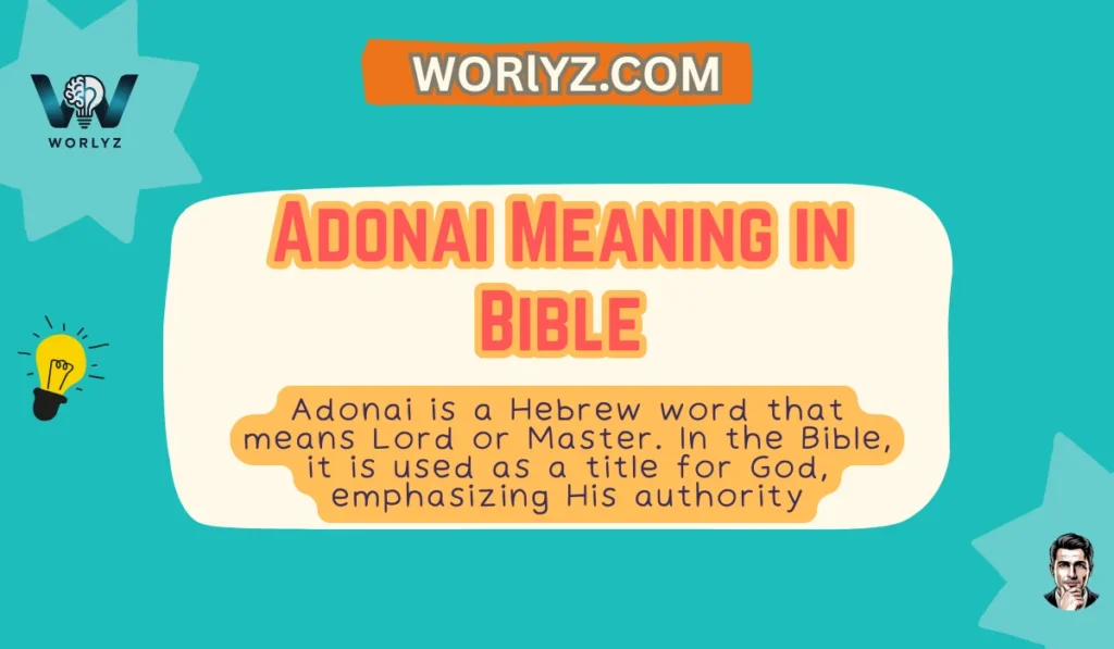 Adonai Meaning in Bible