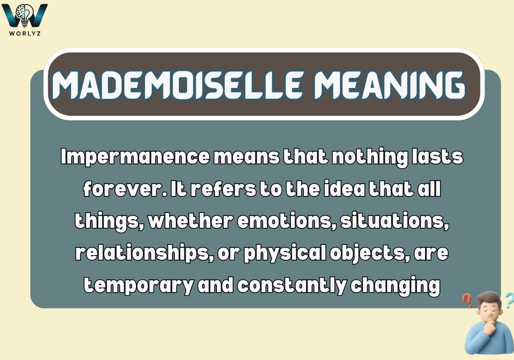 Mademoiselle Meaning