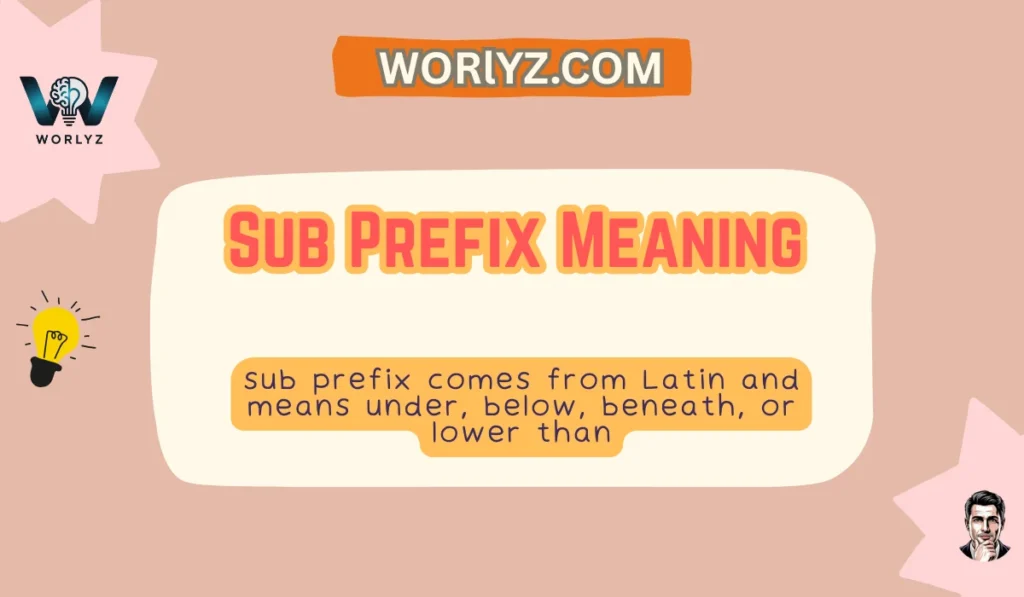 Sub Prefix Meaning