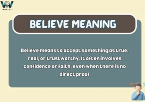 Believe Meaning