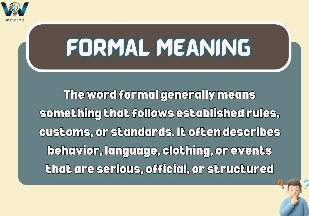 Formal Meaning