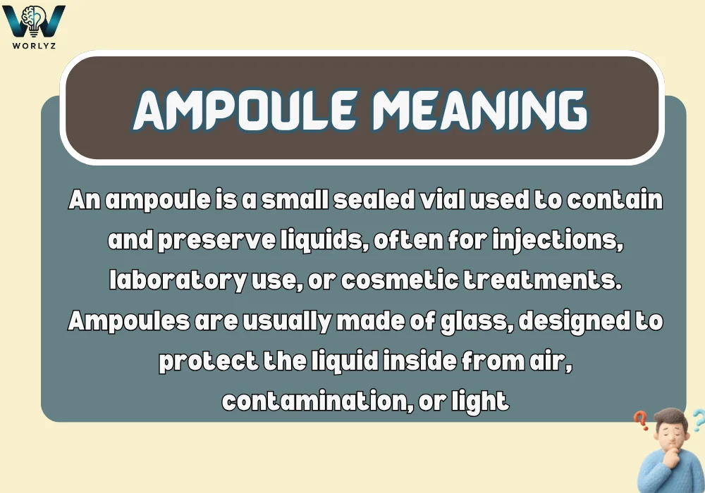 Ampoule Meaning