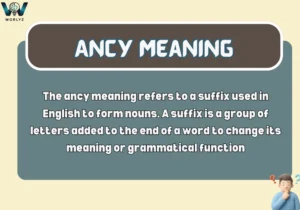 Ancy Meaning