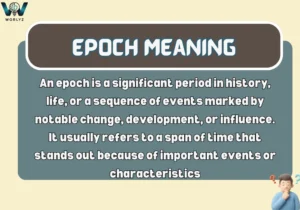 Epoch Meaning