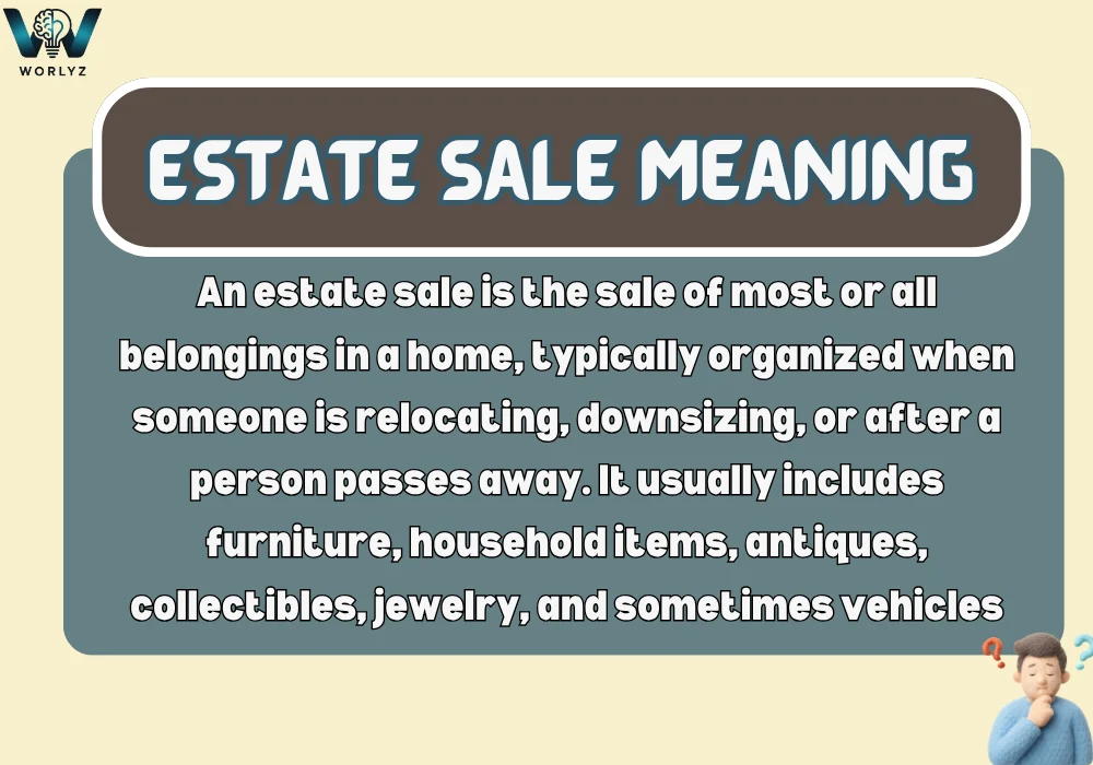 Estate Sale Meaning