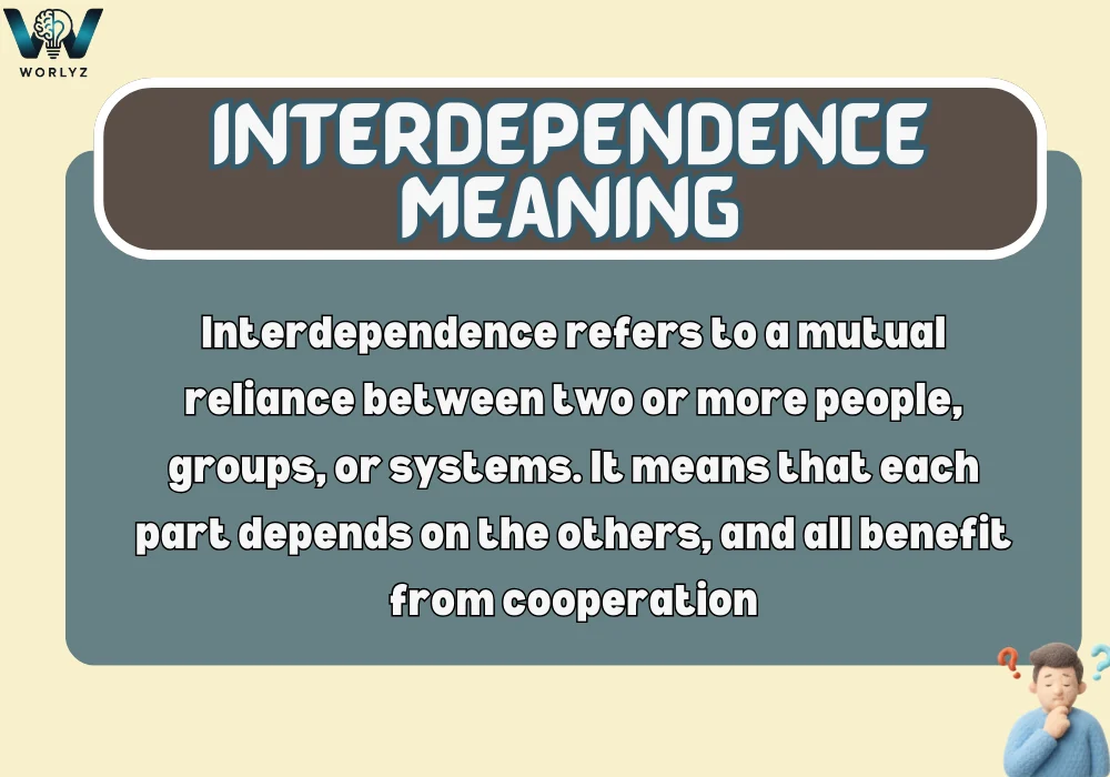 Interdependence Meaning