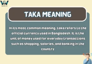 Taka Meaning