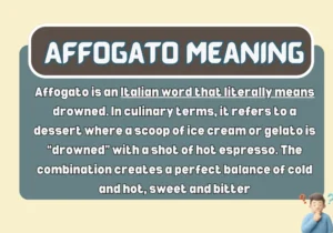 Affogato Meaning