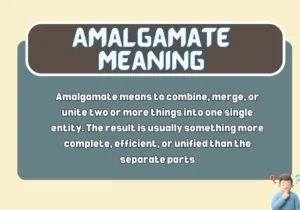 Amalgamate Meaning