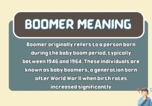 Boomer Meaning