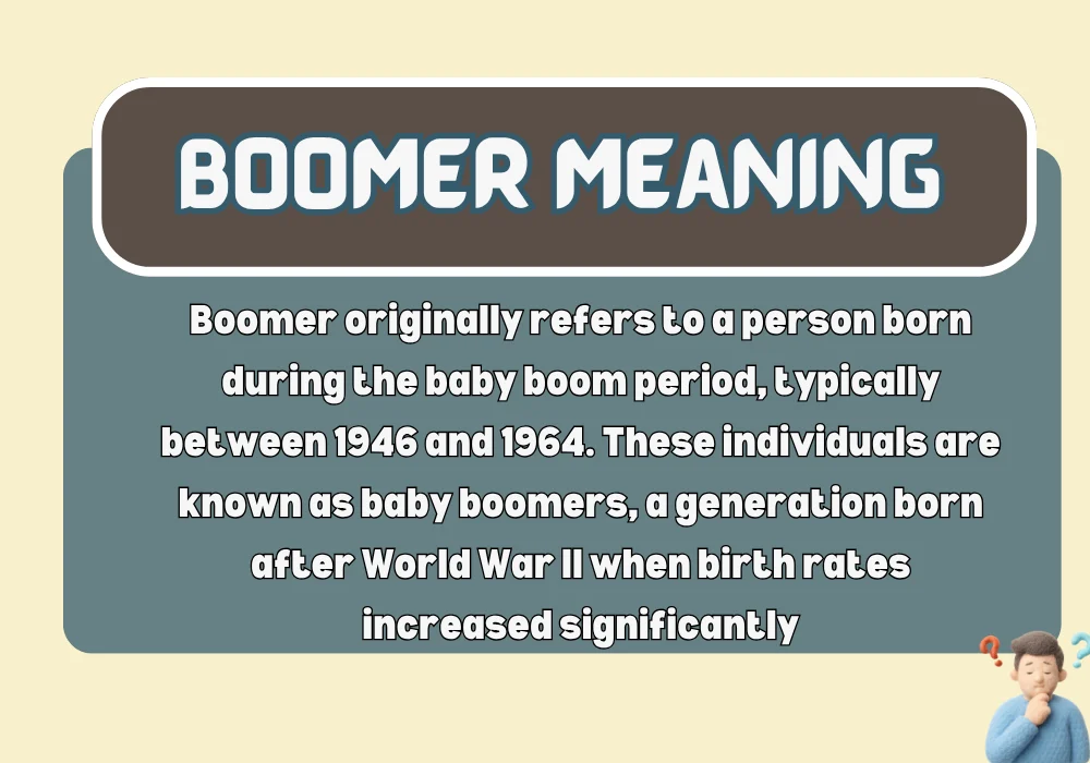 Boomer Meaning