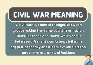 Civil War Meaning