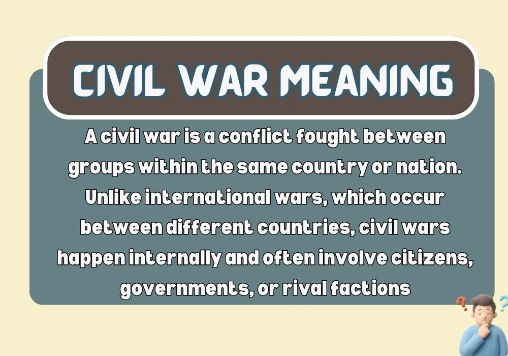Civil War Meaning