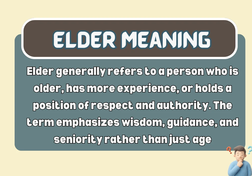 Elder Meaning