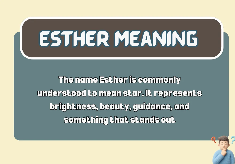 Esther Meaning