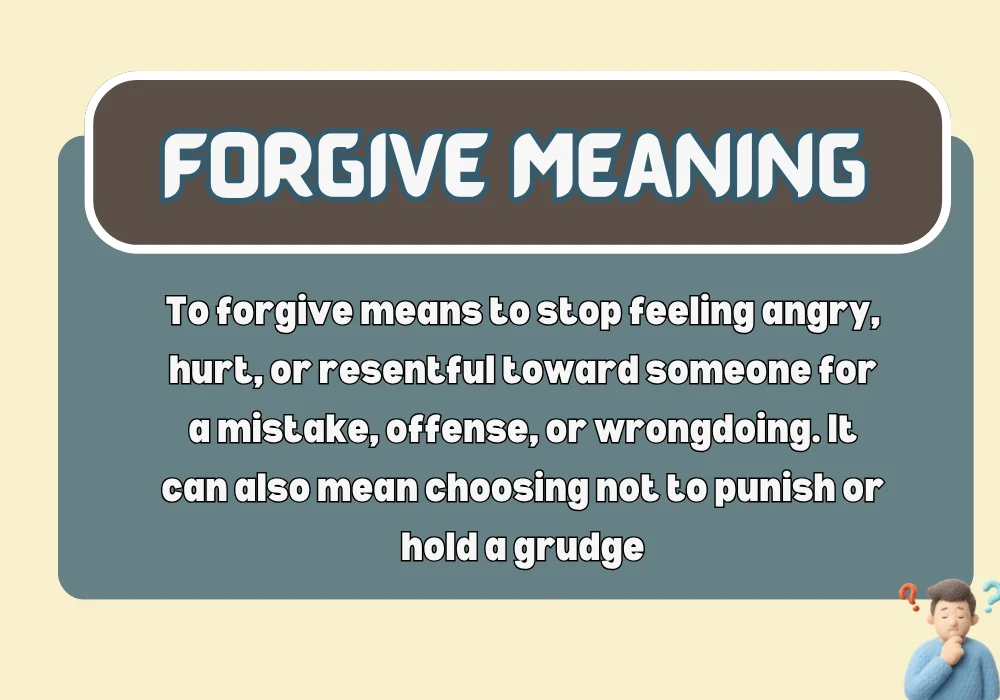 Forgive Meaning