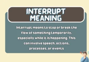 Interrupt Meaning