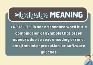 >ï¿½ï¿½ï¿½ Meaning