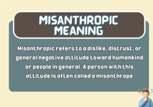 Misanthropic Meaning