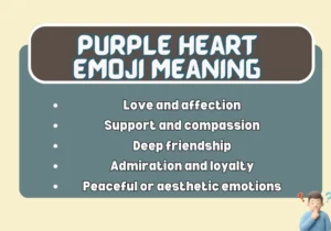 Purple Heart Emoji Meaning