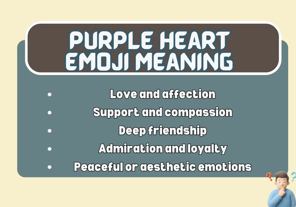 Purple Heart Emoji Meaning