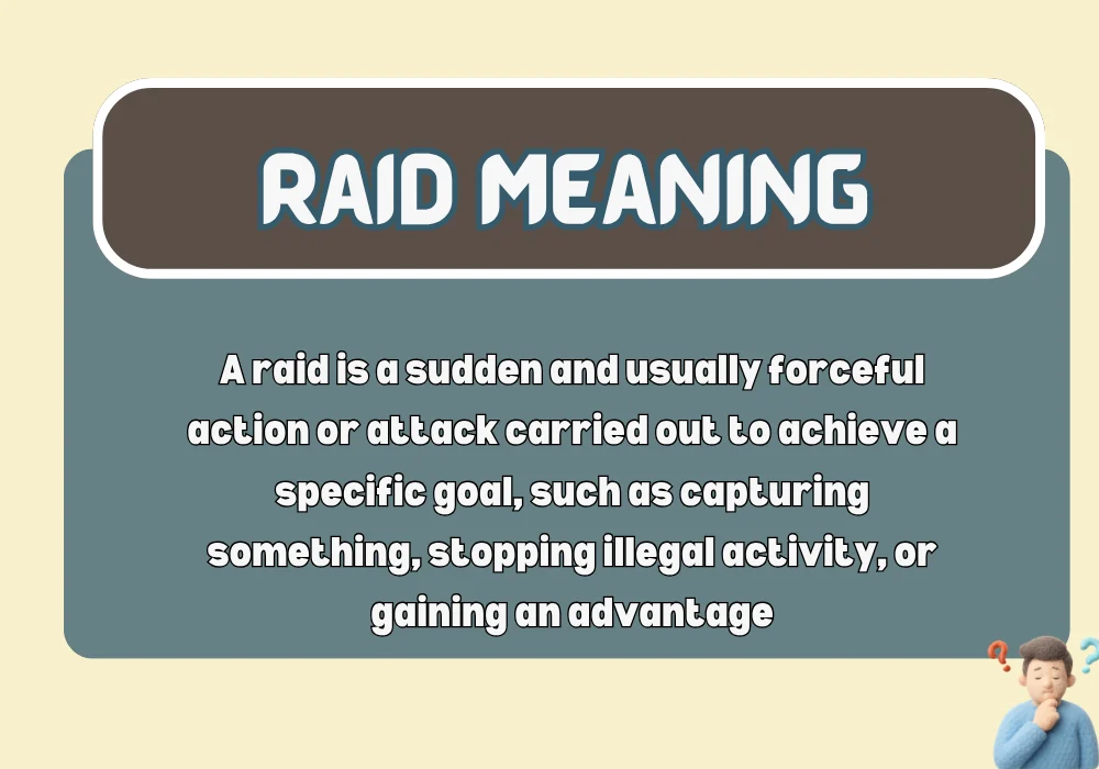 Raid Meaning