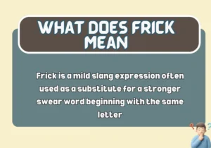 What Does Frick Mean