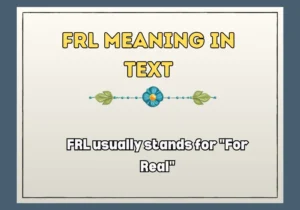 Frl Meaning In Text