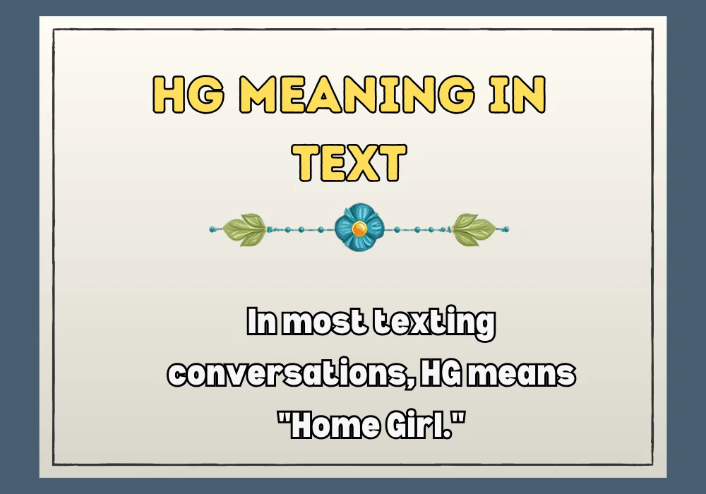 Hg Meaning In Text