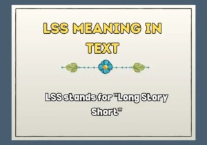 Lss Meaning In Text