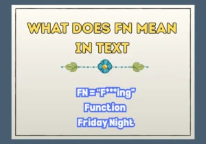 What Does FN Mean in Text
