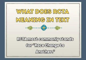What Does Rcta Meaning In Text